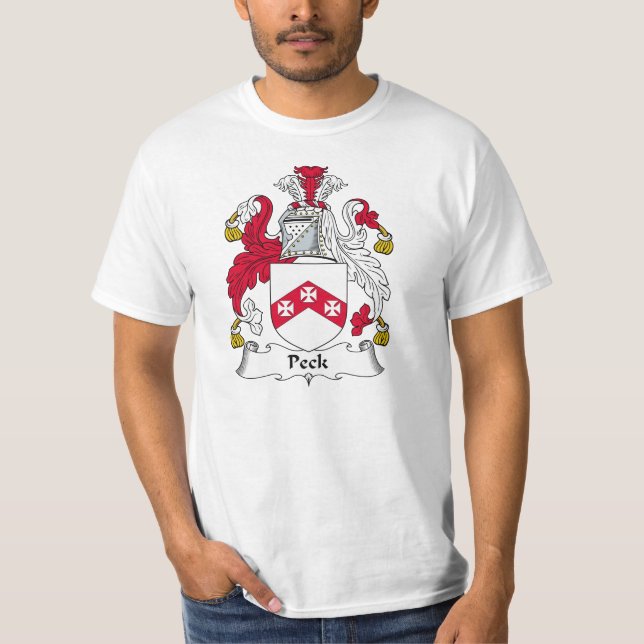 Peck-Familienwappen T-Shirt (Vorderseite)