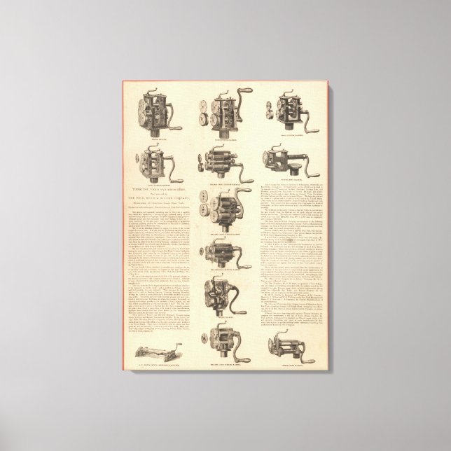 Peck, Stow und Wilcox Company Leinwanddruck (Vorderseite)