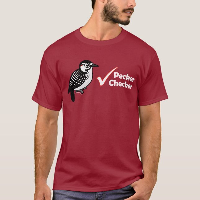 Pecker-Schachbrett T-Shirt (Vorderseite)