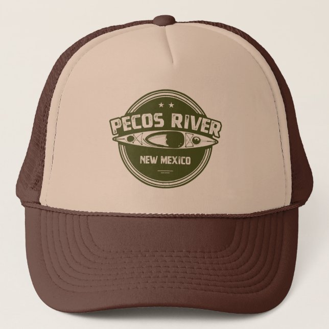 Pecos Fluss New Mexico Kajaking Truckerkappe (Vorderseite)