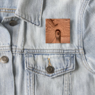 Pecos New Mexico Pueblo Ruins Button