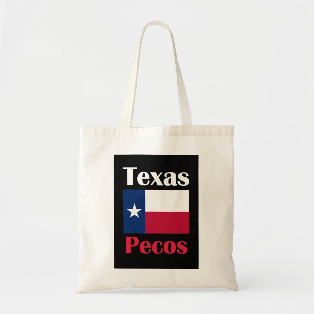 Pecos TX Tragetasche (Vorne)