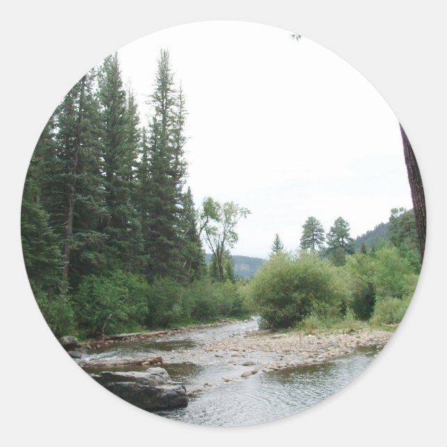 Pecos Wilderness, New Mexico Runder Aufkleber (Vorderseite)