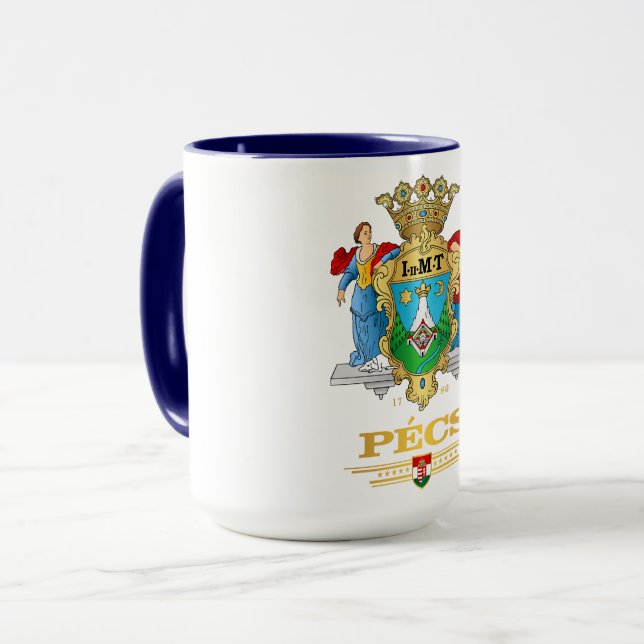 Pecs COA Tasse (Vorderseite Links)