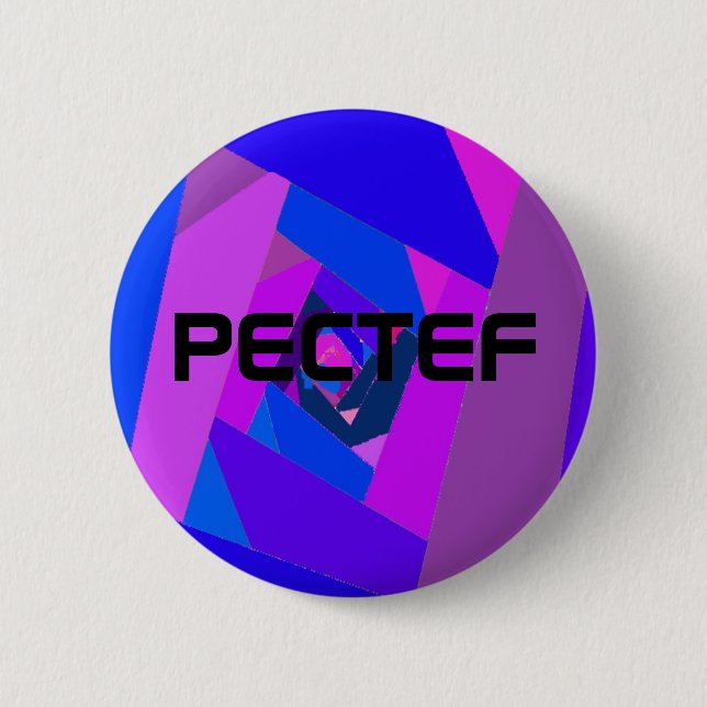 pectef logo3, PECTEF Button (Vorderseite)