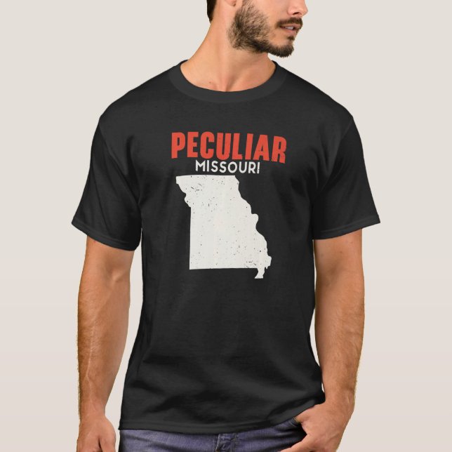 Peculiar Missouri USA Staat America Travel Missour T-Shirt (Vorderseite)