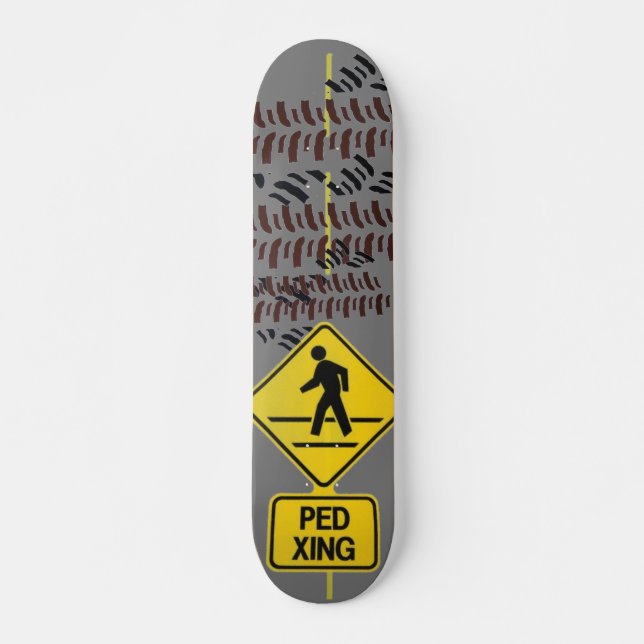 Ped Crossing Skateboard Deck (Vorne)