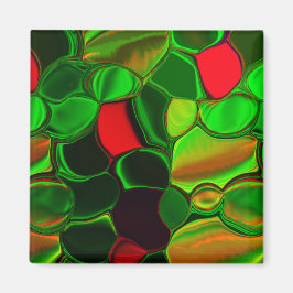 Pedaços de cores, círculos e formas arredondados. magnet