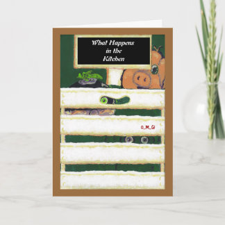 PedagogyGreetings: Errötende Rübe (kundengerecht) Karte