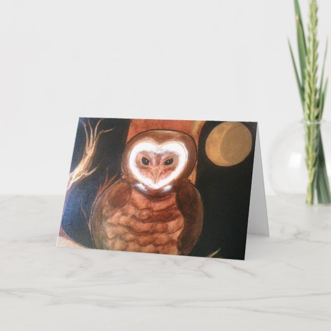 Pedagogygreetings: Gute Nacht Karte (Vorderseite)