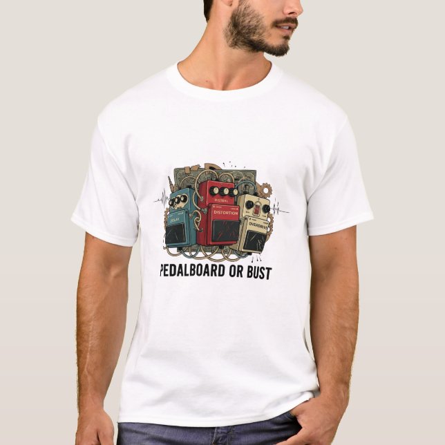 Pedal Board oder nichts T-Shirt (Vorderseite)