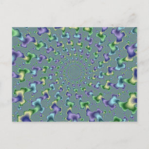 Pedal Columns - Fraktal Postkarte