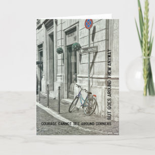 PEDAL DURCH ROME Grußkarte Dankeskarte