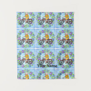 Pedal-Fahrrad-Sock-Affe Wandteppich