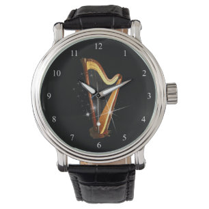 Pedal-Harfen-Uhr Armbanduhr
