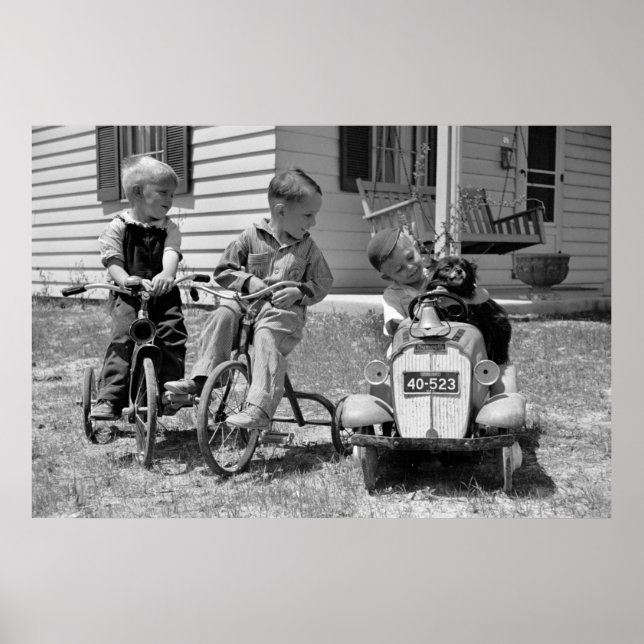 Pedal Power in den 30er Jahren Poster (Vorne)