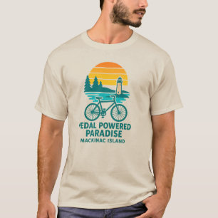 Pedal Powered Paradise Mackinac Island T-Shirt