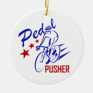 Pedal Pusher Keramik Ornament