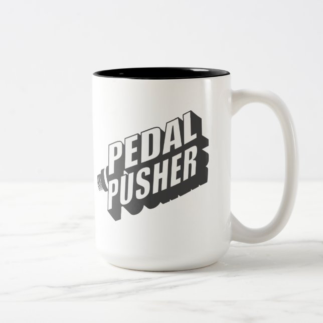Pedal-Schieber-Tasse Zweifarbige Tasse (Rechts)