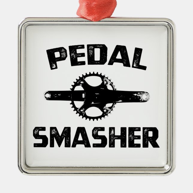 Pedal Smasher Ornament Aus Metall (Vorne)