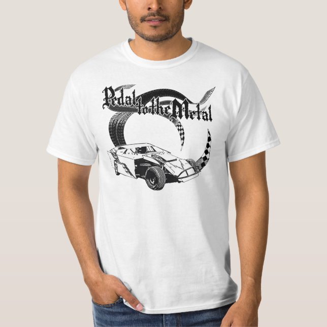 Pedal zum Metallschmutz geänderten laufenden T-Shirt (Vorderseite)