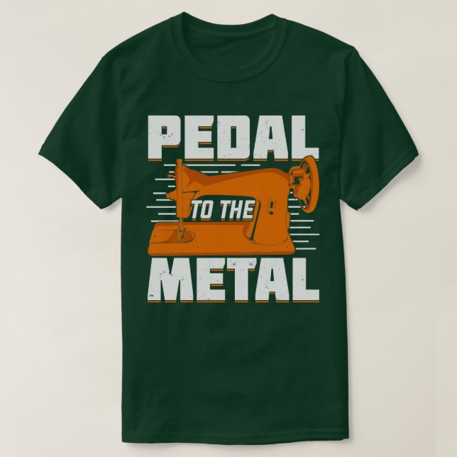 Pedale für die Metallsägemaschine T-Shirt (Design vorne)