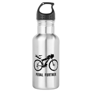 Pedale für weiteres Bikepacking Edelstahlflasche