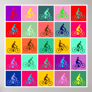 Pedaling-Pop Poster