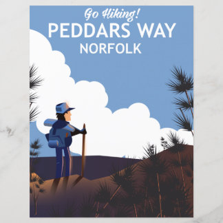 Peddars Way Norfolk Wanderposter