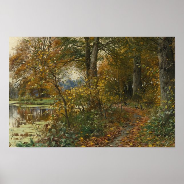 Peder Monsted - Wald Charlottendun Poster (Vorne)