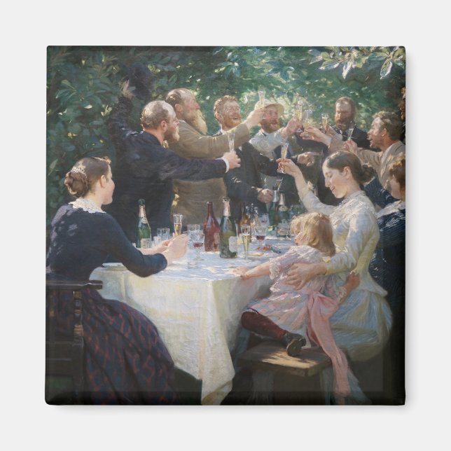 Peder Severin Kroyer - Angesagt, Angesagt, Hurrah! Magnet (Vorne)