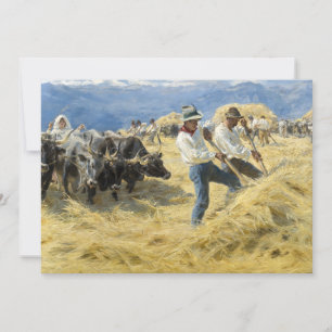 Peder Severin Kroyer - Bedrohung in den Abruzzen Einladung