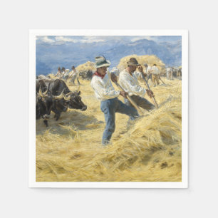 Peder Severin Kroyer - Bedrohung in den Abruzzen Serviette