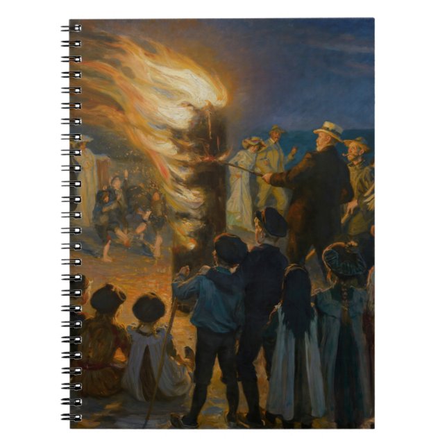 Peder Severin Kroyer - Feierabend im Mittsommer Notizblock (Vorderseite)