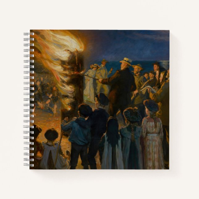 Peder Severin Kroyer - Feierabend im Mittsommer Notizbuch (Vorderseite)