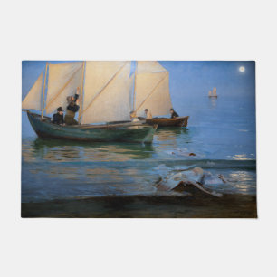 Peder Severin Kroyer - Fischerboote Fußmatte