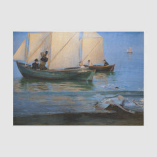 Peder Severin Kroyer - Fischerboote Seidenpapier