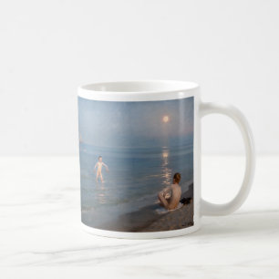 Peder Severin Kroyer - Jungen baden in Skagen Kaffeetasse