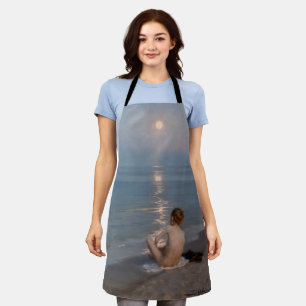 Peder Severin Kroyer - Jungen baden in Skagen Schürze