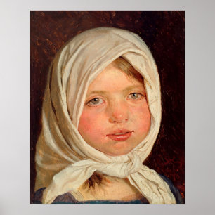 Peder Severin Kroyer - Kleines Mädchen aus Hornbae Poster