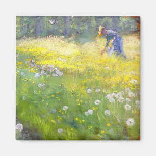 Peder Severin Kroyer - Marie Kroyer im Garten Magnet