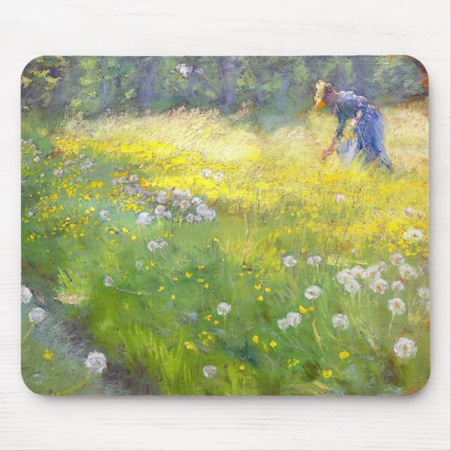 Peder Severin Kroyer - Marie Kroyer im Garten Mousepad (Vorne)