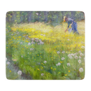 Peder Severin Kroyer - Marie Kroyer im Garten Schneidebrett
