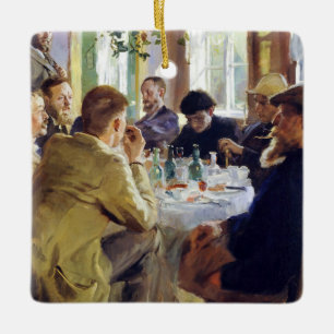 Peder Severin Kroyer - Mittagessen Keramikornament