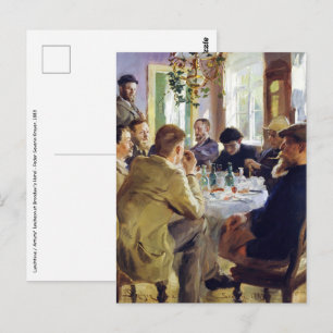 Peder Severin Kroyer - Mittagessen Postkarte