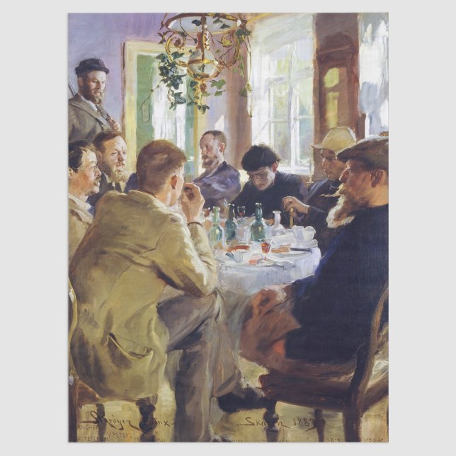 Peder Severin Kroyer - Mittagessen Seidenpapier (Von Creator hochgeladen)