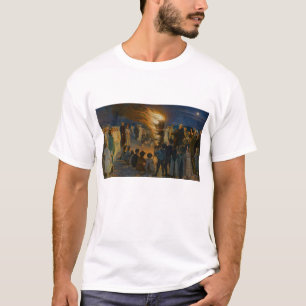 Peder Severin Kroyer - Mittsommerabend-Feuer T-Shirt