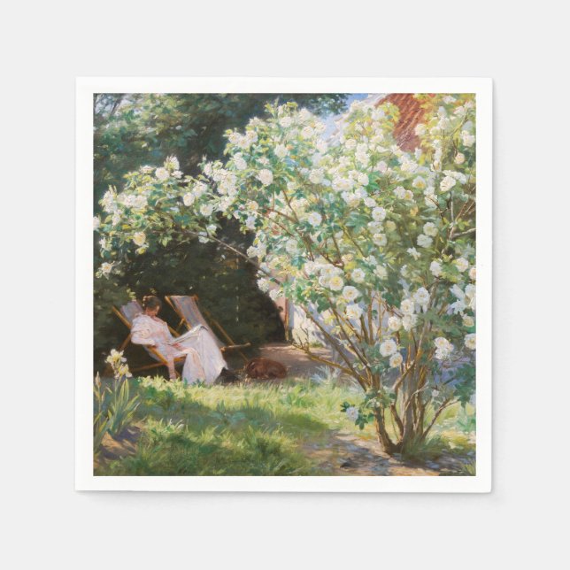 Peder Severin Kroyer - Rose Serviette (Vorderseite)