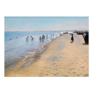 Peder Severin Kroyer - Sommertag am Skagen Beach Fotodruck