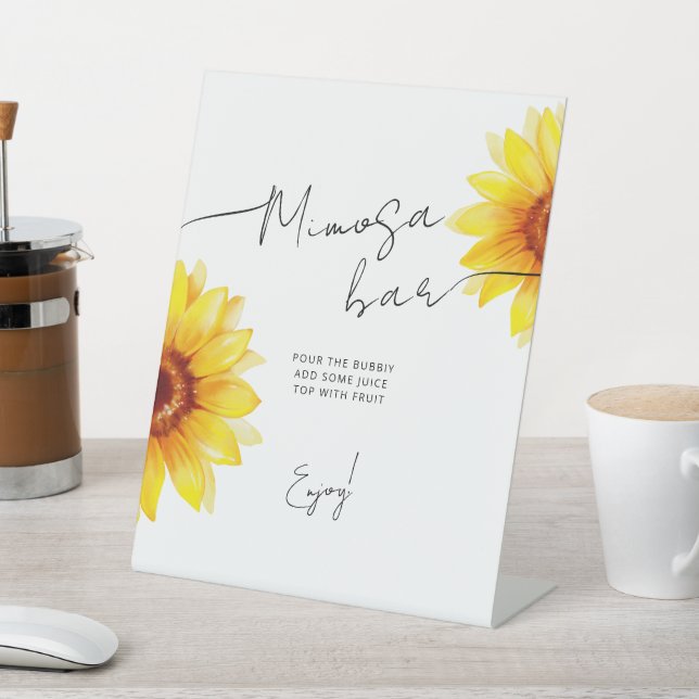 Pedestal Sign Brautparty in einem eleganten Stil. Sockelschild (In SItu)